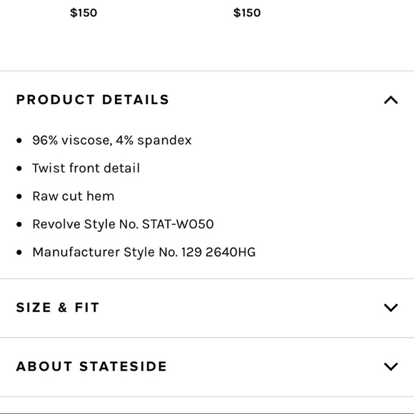 Stateside viscose fleece sweatshirt grey revolve m - Picture 8 of 10